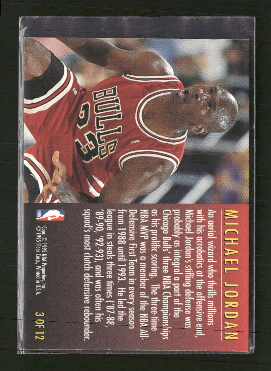 1995-96 Fleer Total D Michael Jordan #3