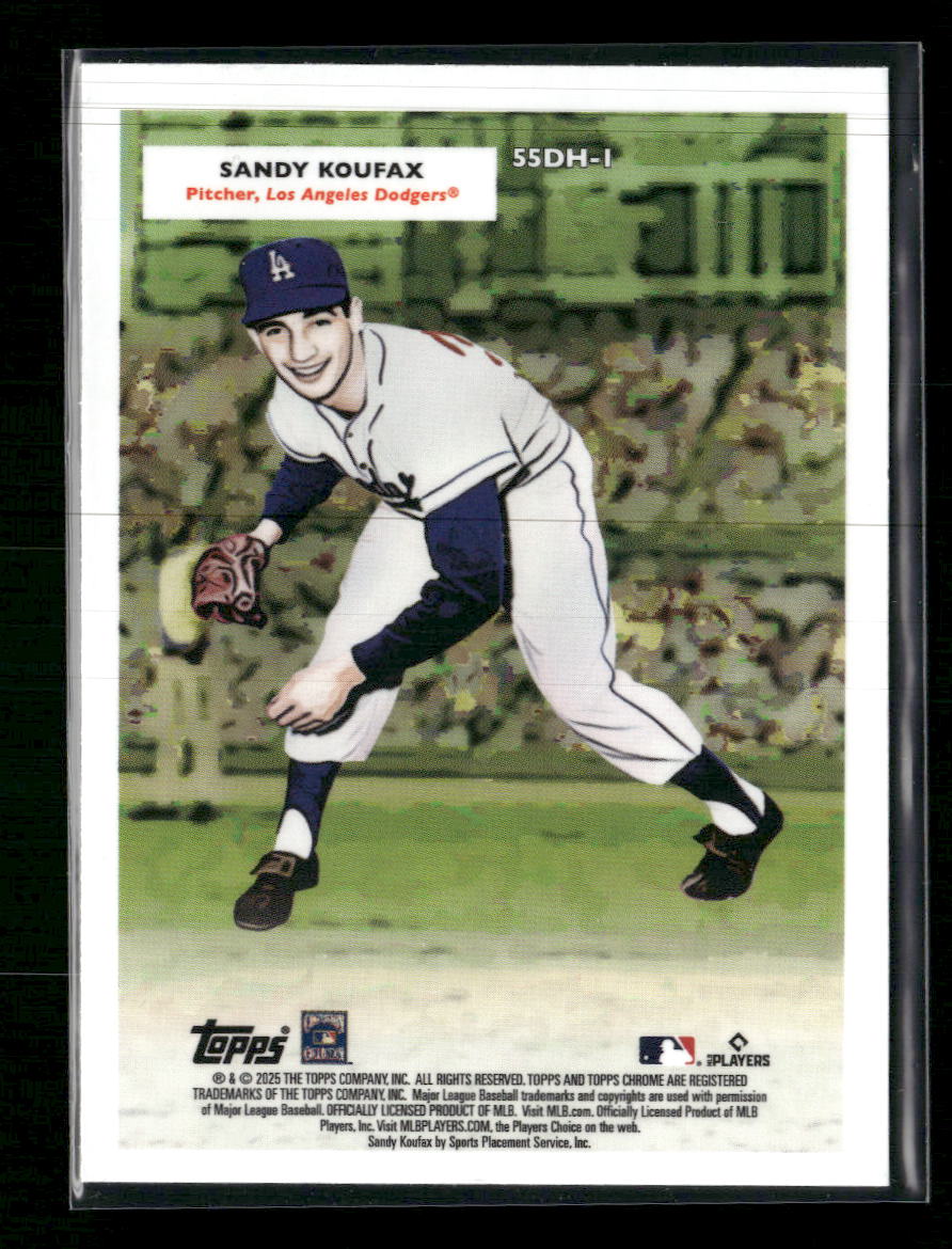 2025 Topps Chrome Platinum Doubleheaders Shohei Ohtani / Sandy Koufax #55DH-1
