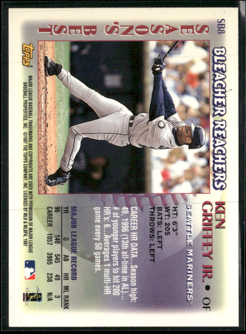 1997 Topps Season's Best Ken Griffey Jr. #SB8