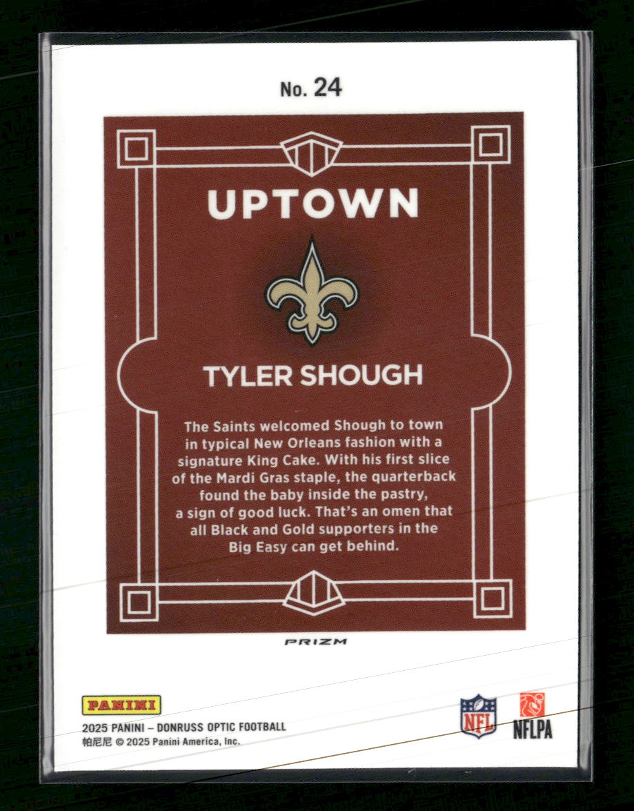 2025 Donruss Optic Uptown Tyler Shough #24