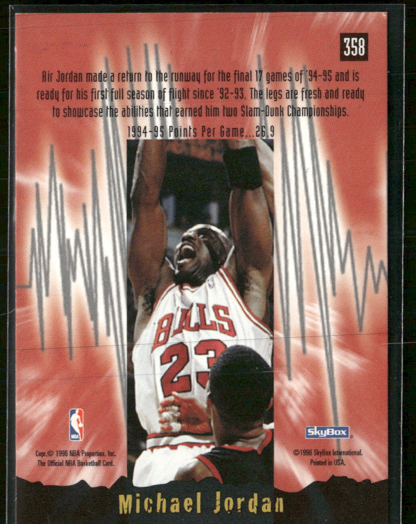1995-96 Hoops Michael Jordan #358