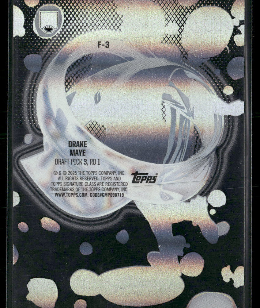 2024 Topps Signature Class Fluidity Drake Maye #F-3