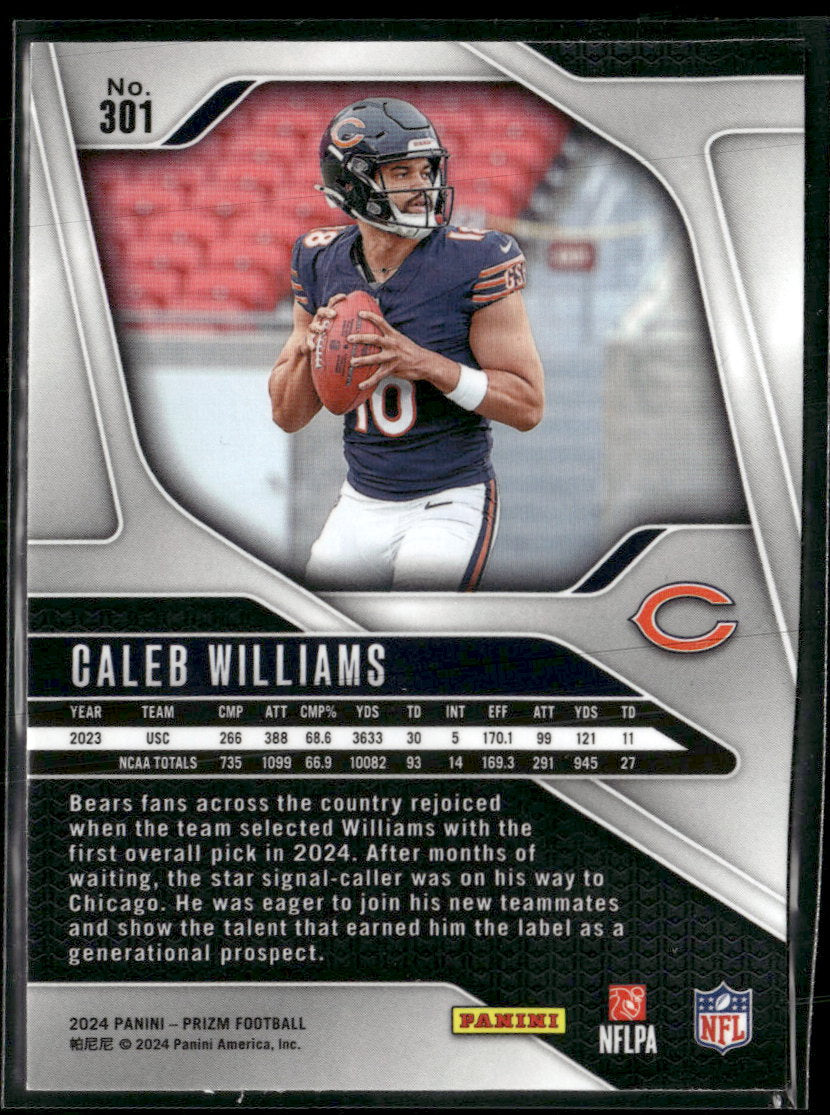 2024 Panini Prizm Caleb Williams RC #301