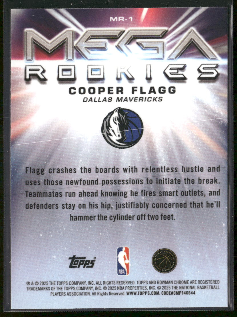 2025-26 Bowman Mega Rookies Cooper Flagg #MR-1