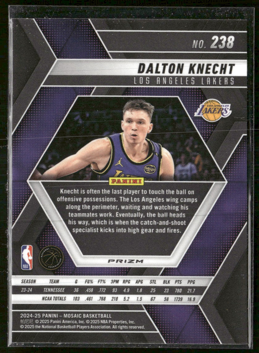 2024-25 Panini Mosaic Genesis Mosaic Dalton Knecht RC #238