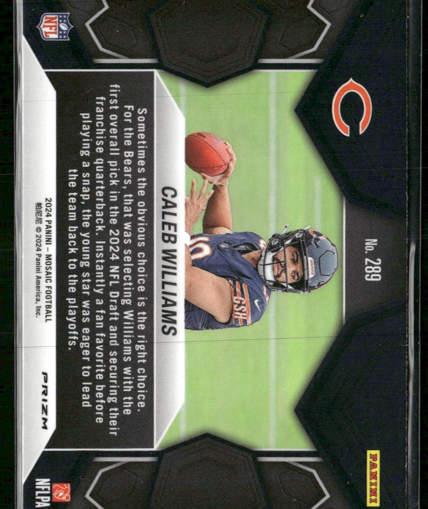 2024 Panini Mosaic Blue Mosaic Caleb Williams #289