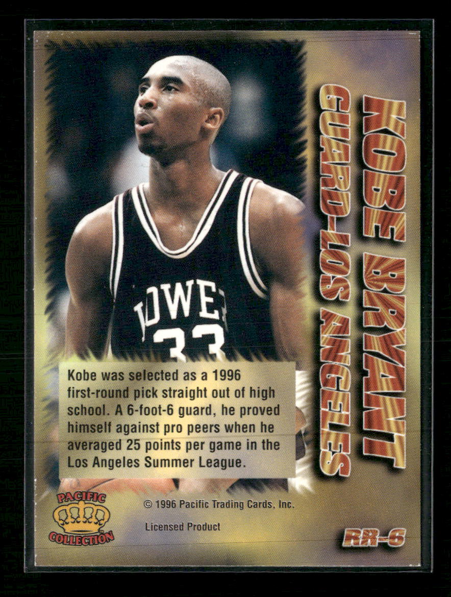 1996 Pacific Power Regents of Roundball Kobe Bryant #RR-6