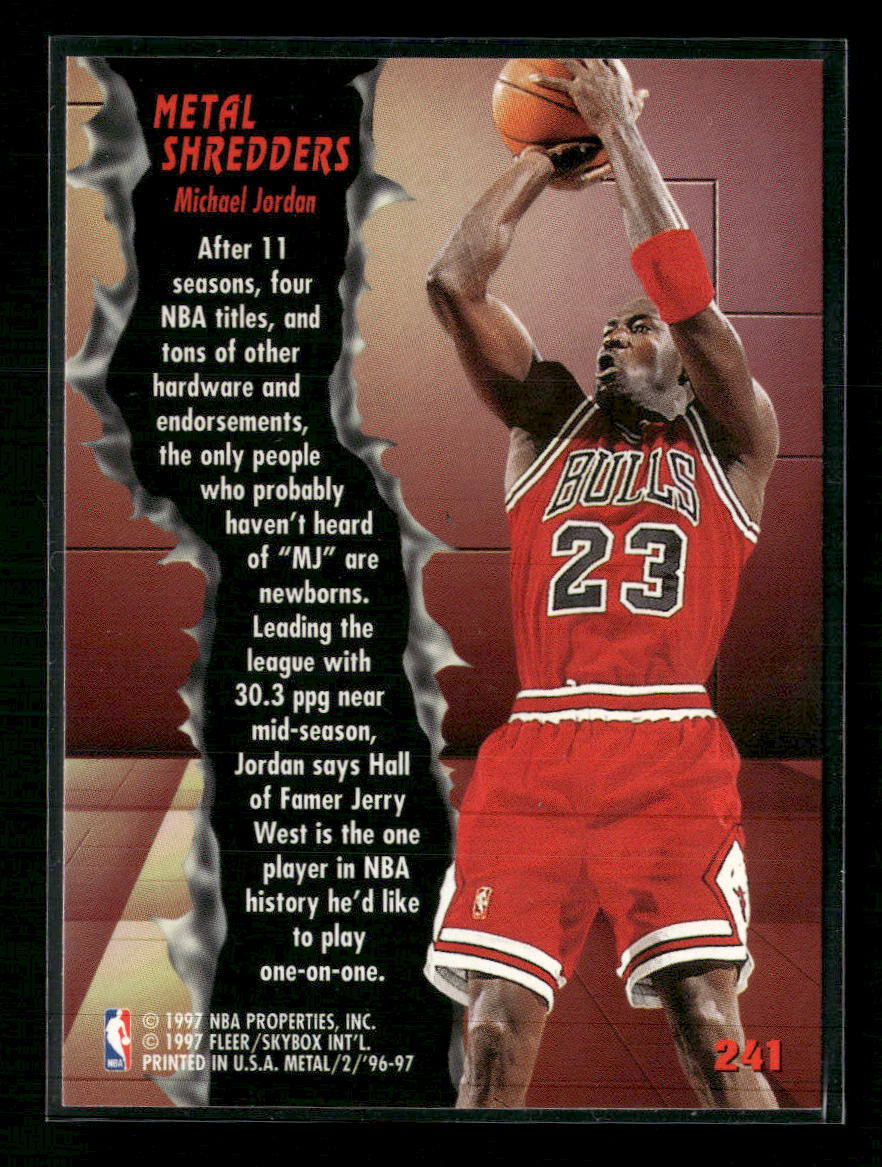 1996-97 Metal Michael Jordan #241