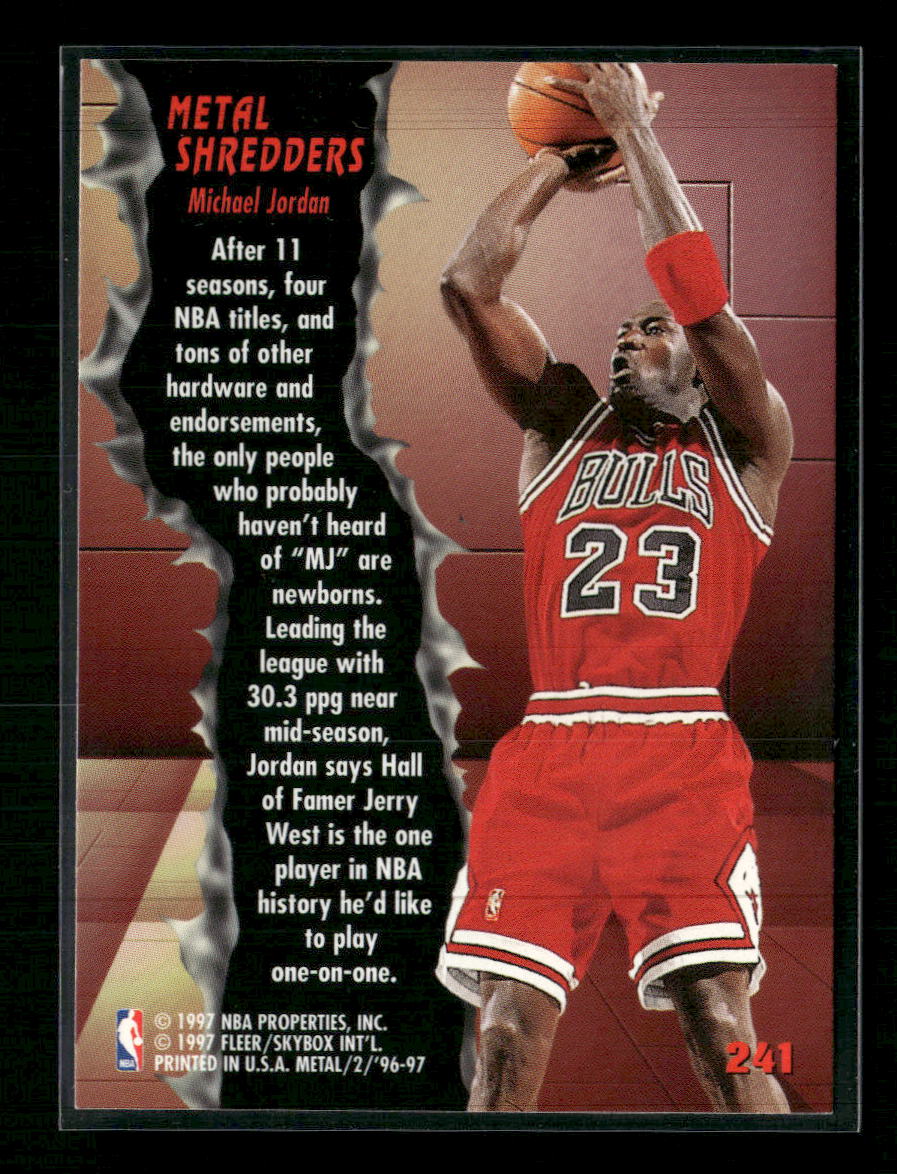 1996-97 Metal Michael Jordan #241