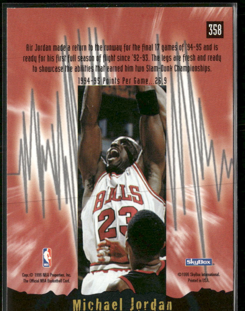 1995-96 Hoops Michael Jordan #358