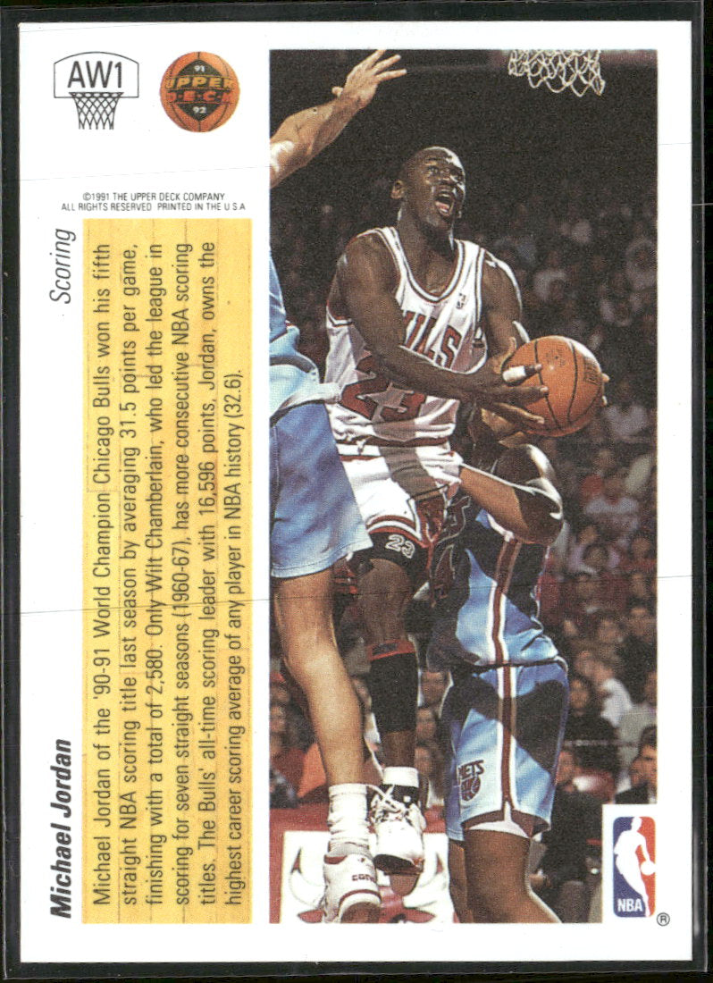 1991-92 Upper Deck Award Winner Holograms Michael Jordan #AW1