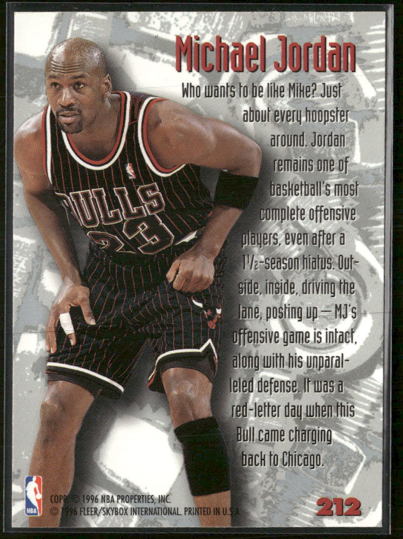 1995-96 Metal Michael Jordan #212