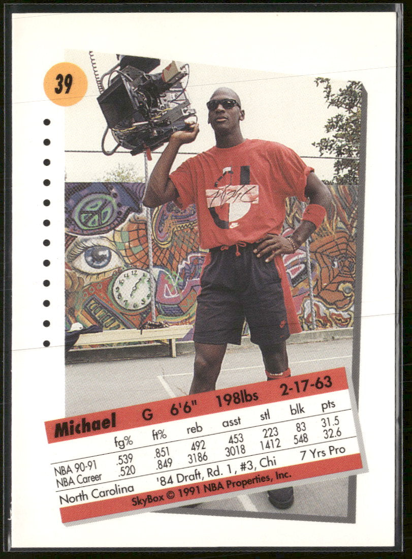 1991-92 SkyBox Michael Jordan #39
