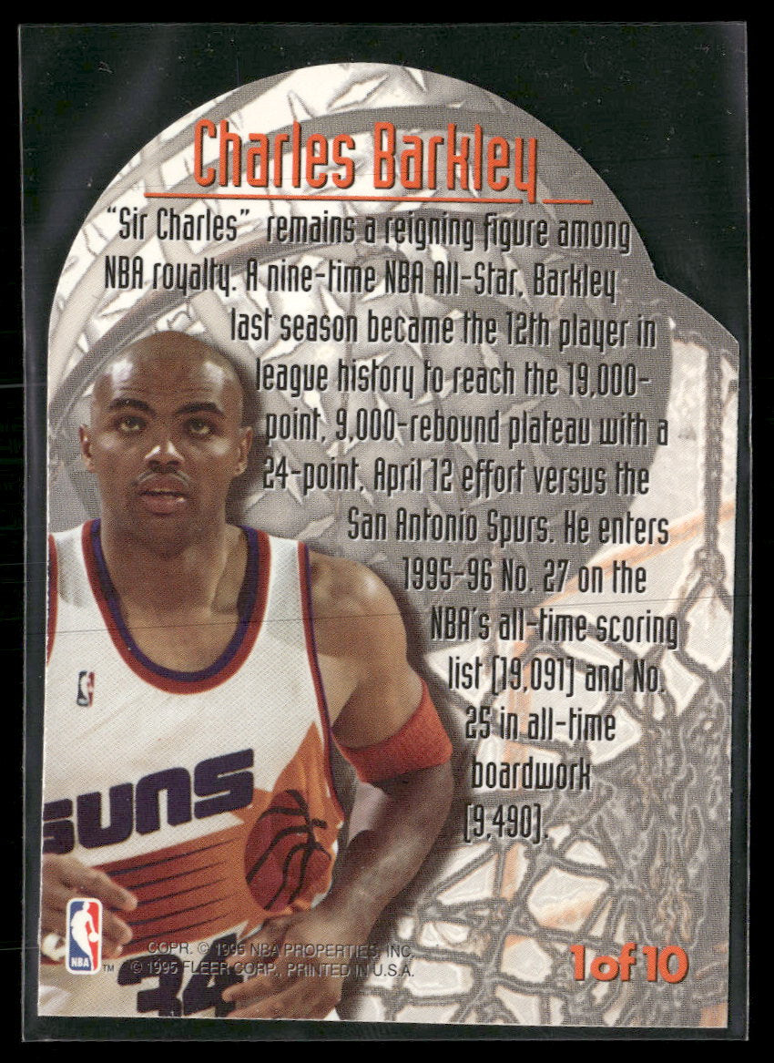 1995-96 Metal Maximum Metal Charles Barkley #1