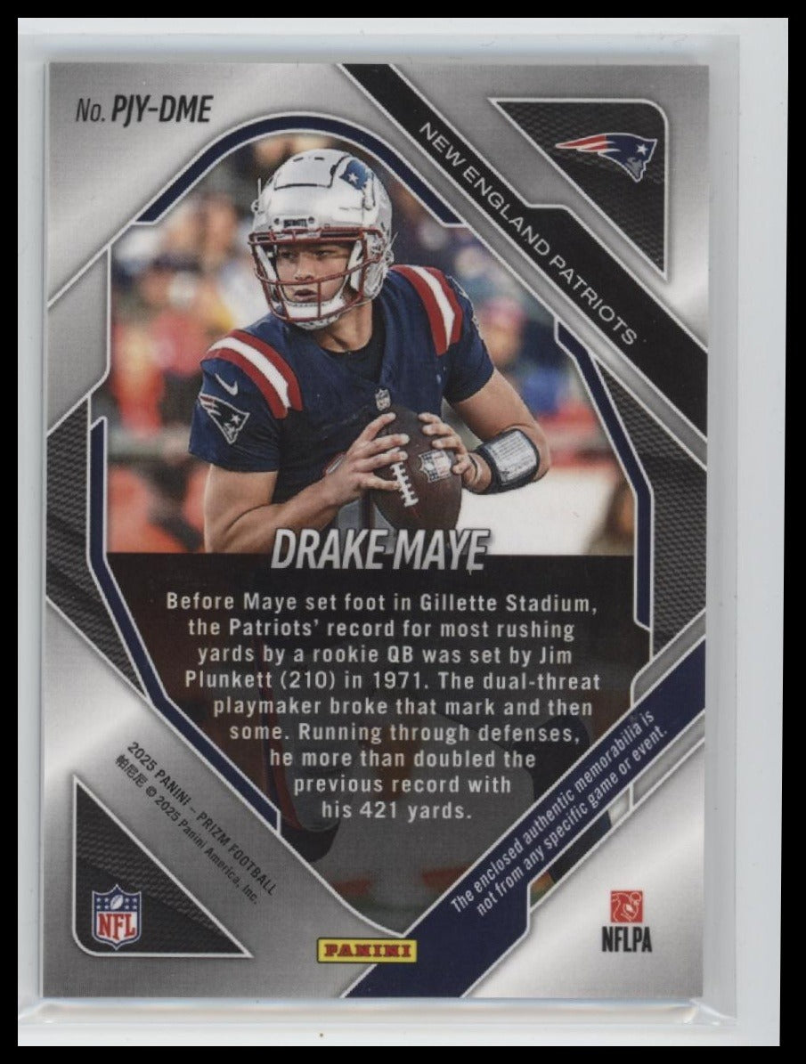 2025 Panini Prizm Premier Jerseys Drake Maye #PJY-DME