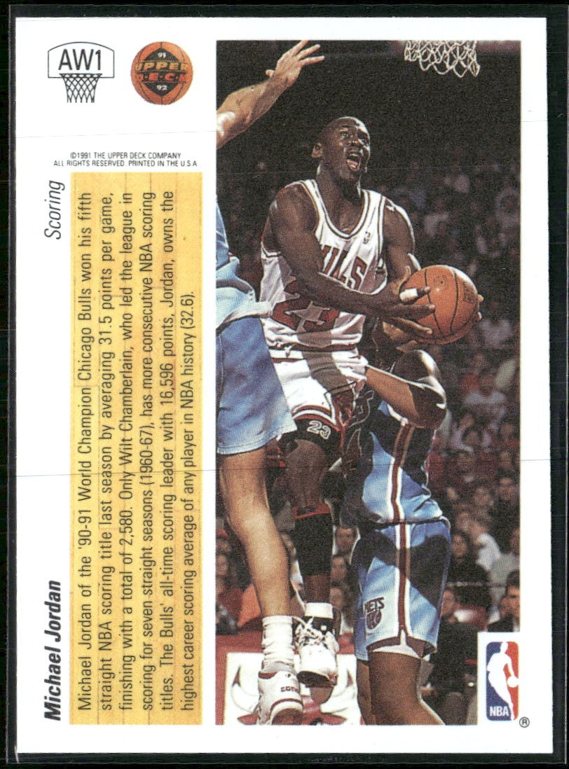 1991-92 Upper Deck Award Winner Holograms Michael Jordan #AW1
