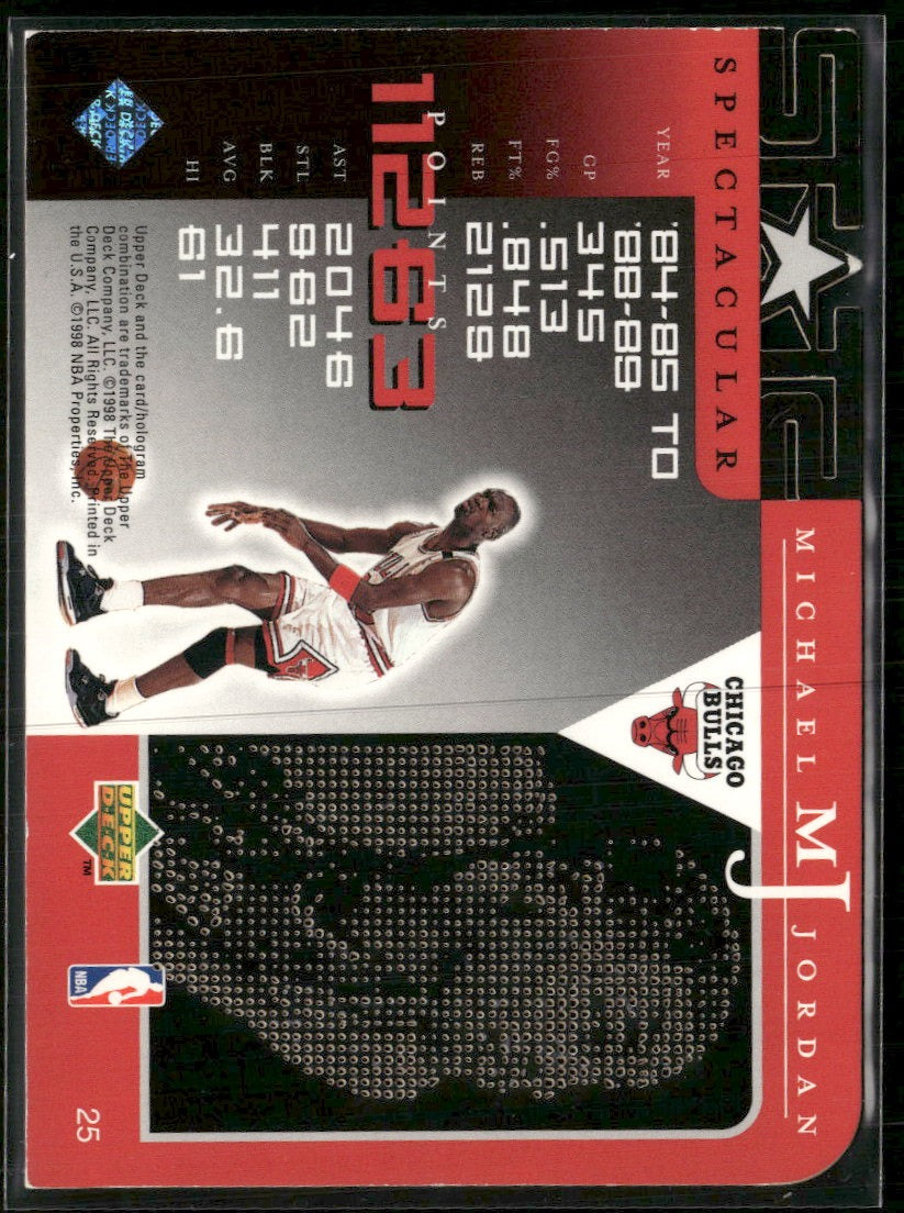 1998 Upper Deck Michael Jordan Career Collection Michael Jordan #25
