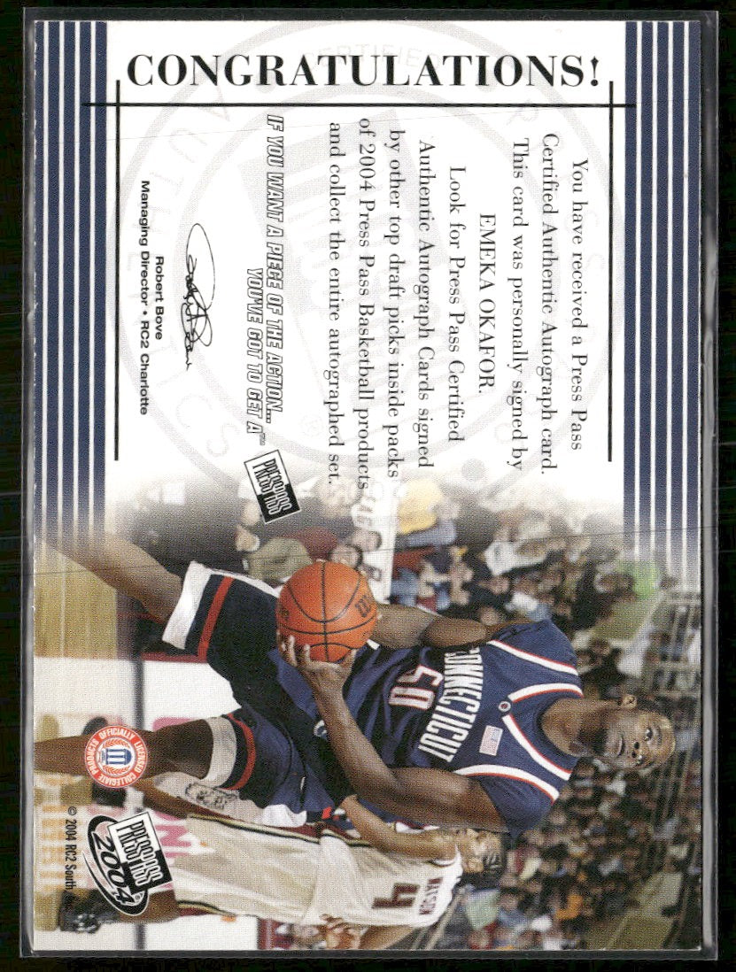 2004 Press Pass Autographs Gold Luol Deng #/100 AU #9