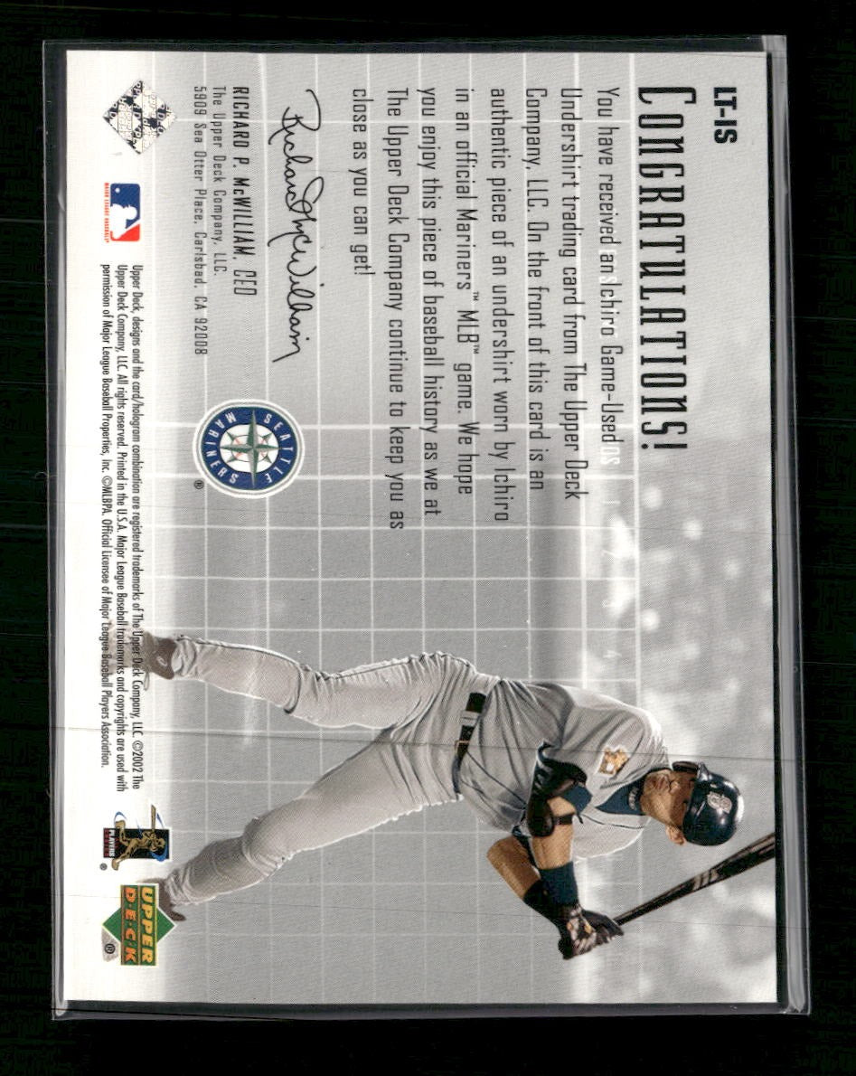 2003 Upper Deck Lineup Time Jerseys Ichiro #LT-IS