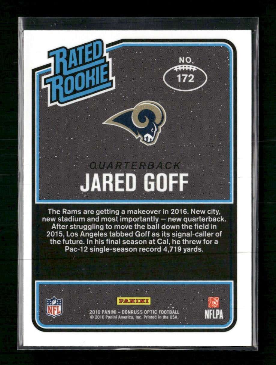 2016 Donruss Optic Pink Jared Goff RC #172