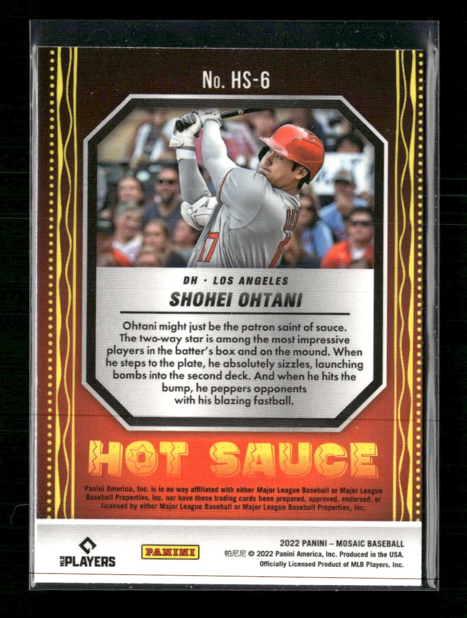 2022 Panini Mosaic Hot Sauce Shohei Ohtani #HS-6
