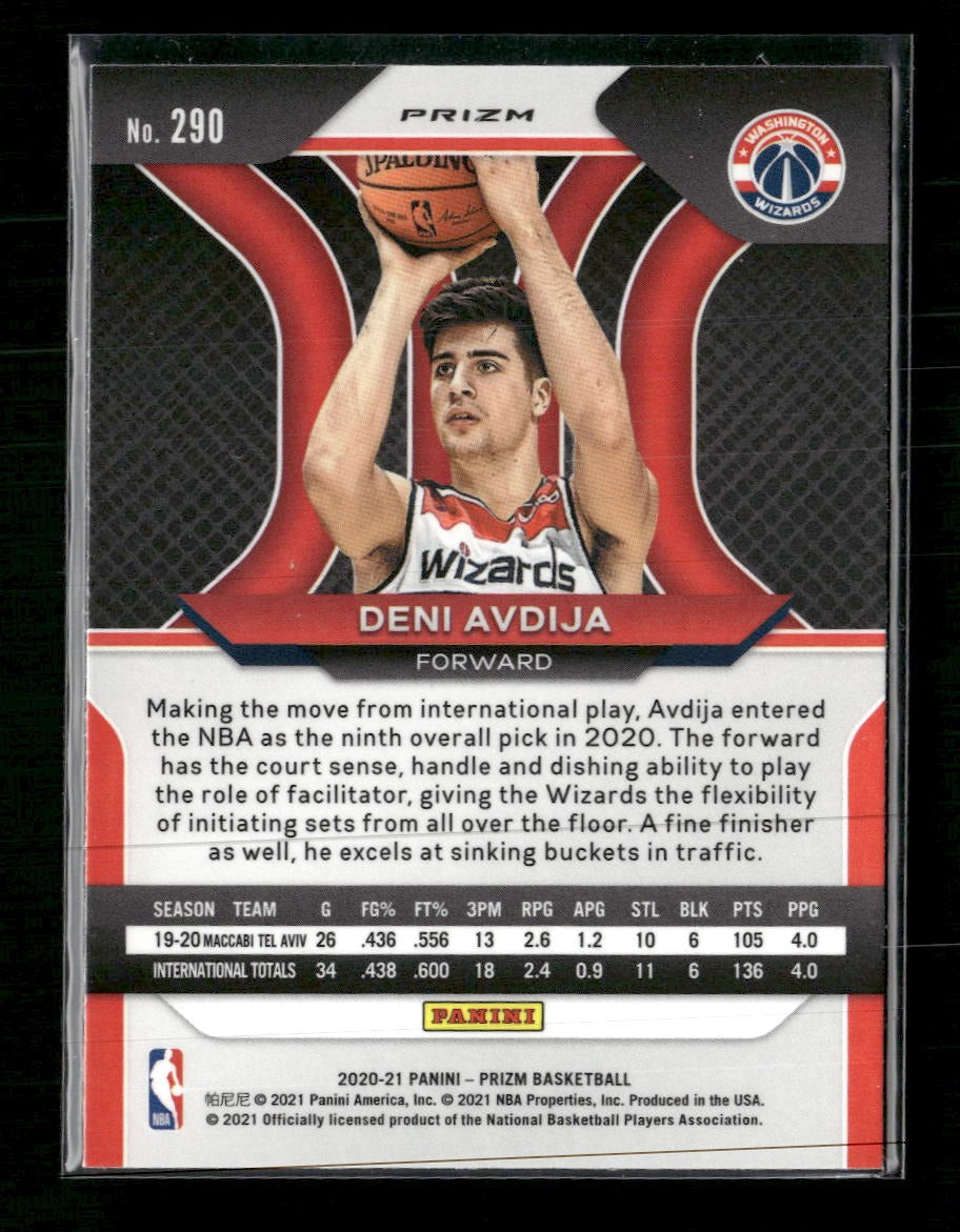 2020-21 Panini Prizm Silver Prizm Deni Avdija RC #290