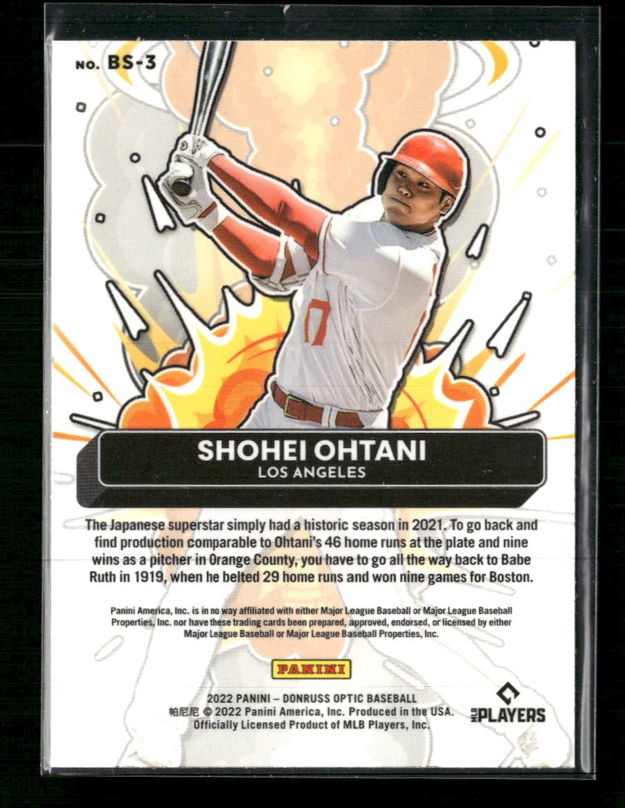2022 Donruss Optic Bomb Squad Shohei Ohtani #BS-3