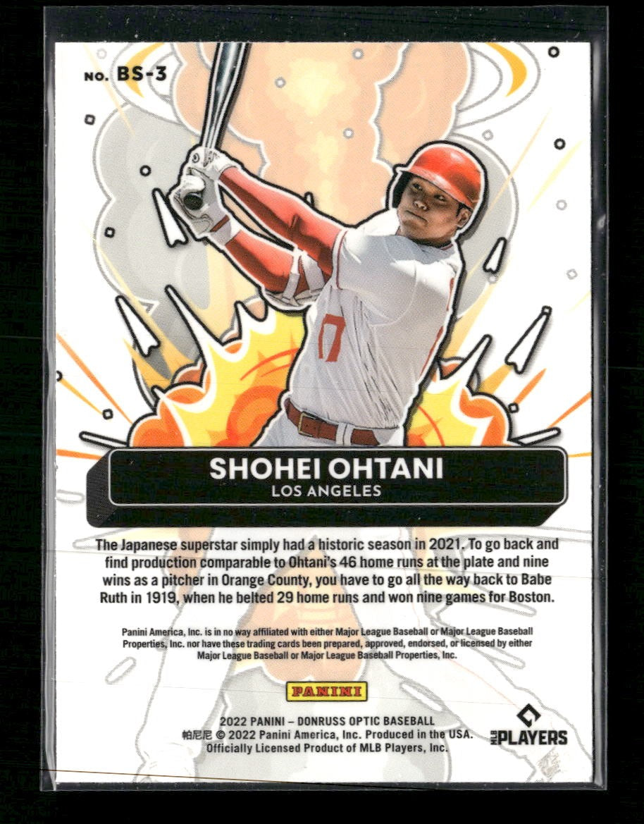 2022 Donruss Optic Bomb Squad Shohei Ohtani #BS-3