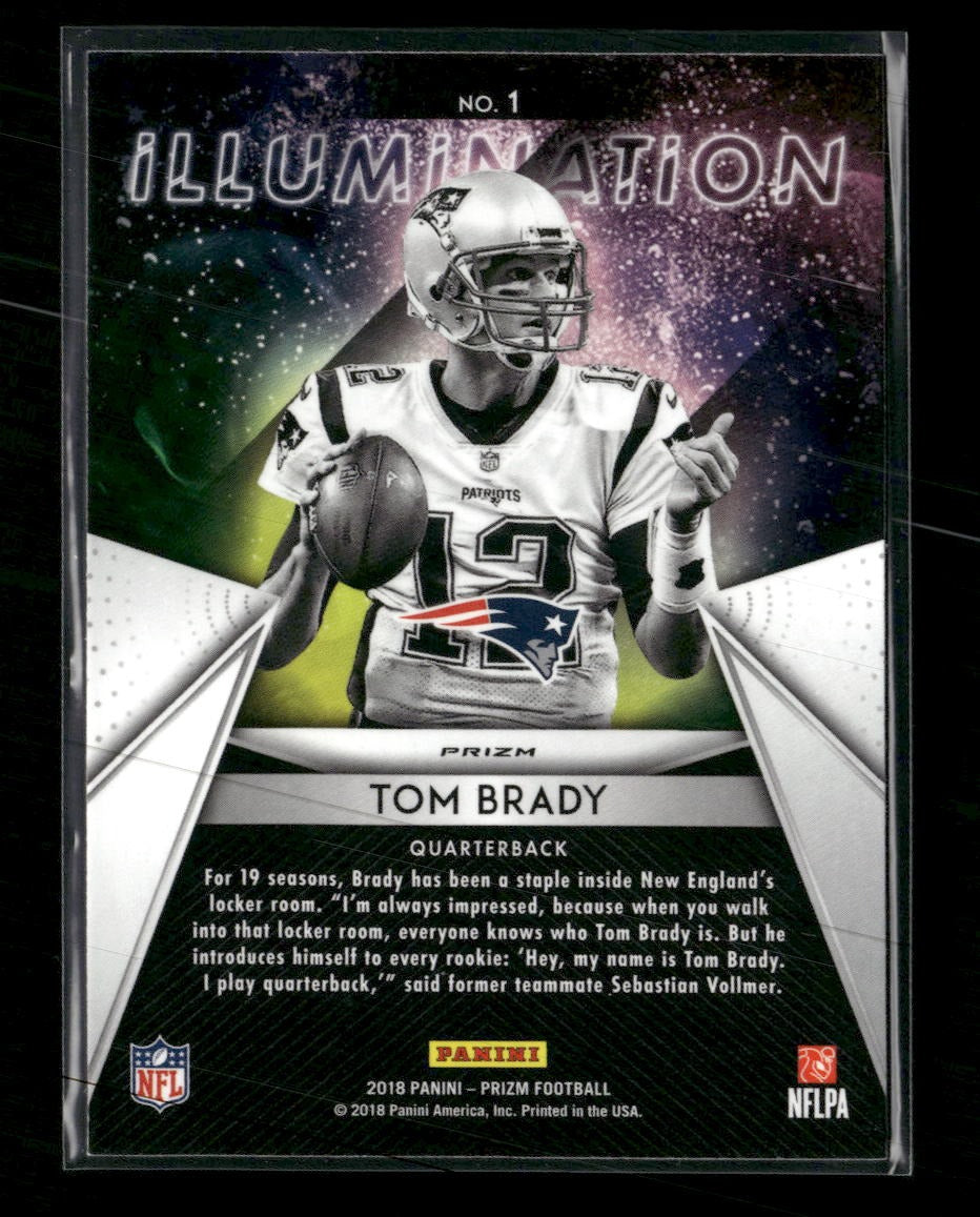 2018 Panini Prizm Illumination Prizm Tom Brady #1