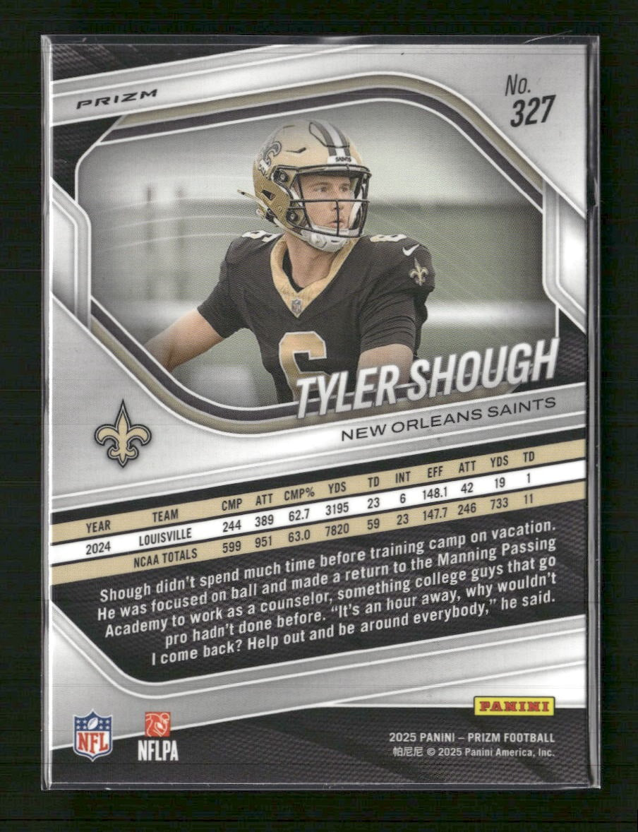 2025 Panini Prizm Silver Tyler Shough #327