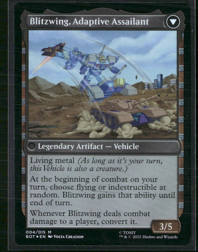 Universes Beyond: Transformers Blitzwing, Cruel Tormentor Foil #4