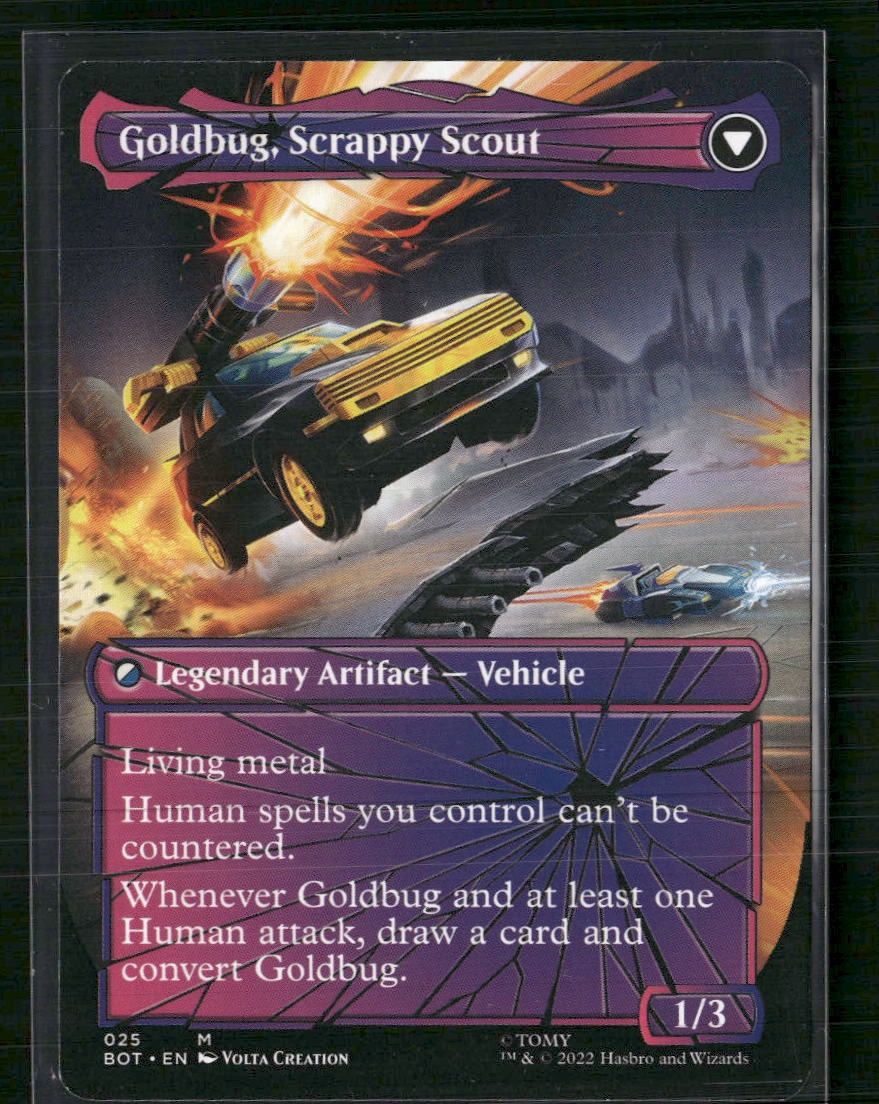 Universes Beyond: Transformers Goldbug, Humanity's Ally (Shattered Glass) #25