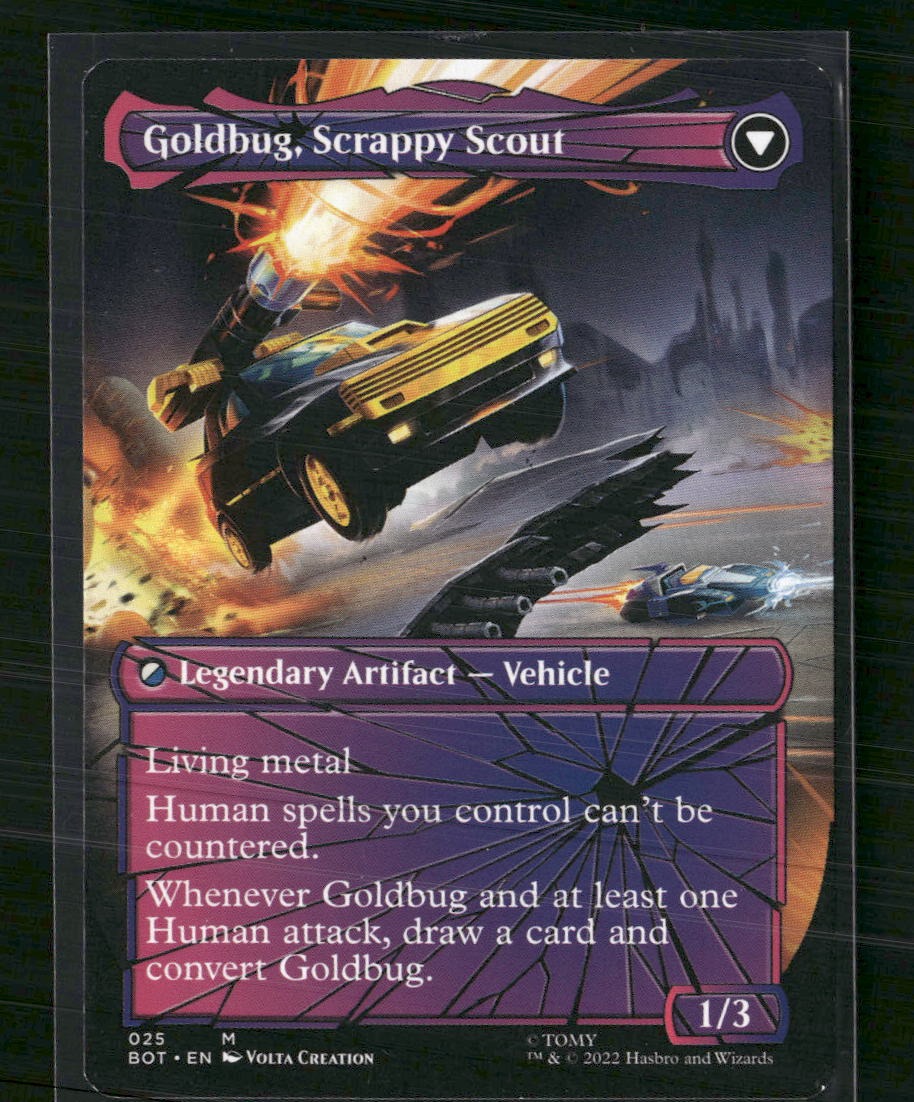 Universes Beyond: Transformers Goldbug, Humanity's Ally (Shattered Glass) #25