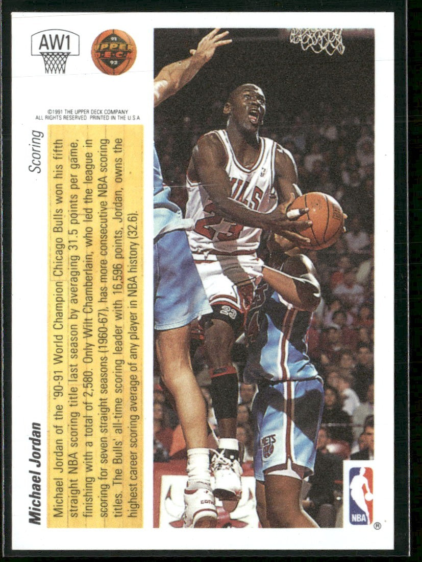 1991-92 Upper Deck Award Winner Holograms Michael Jordan #AW1
