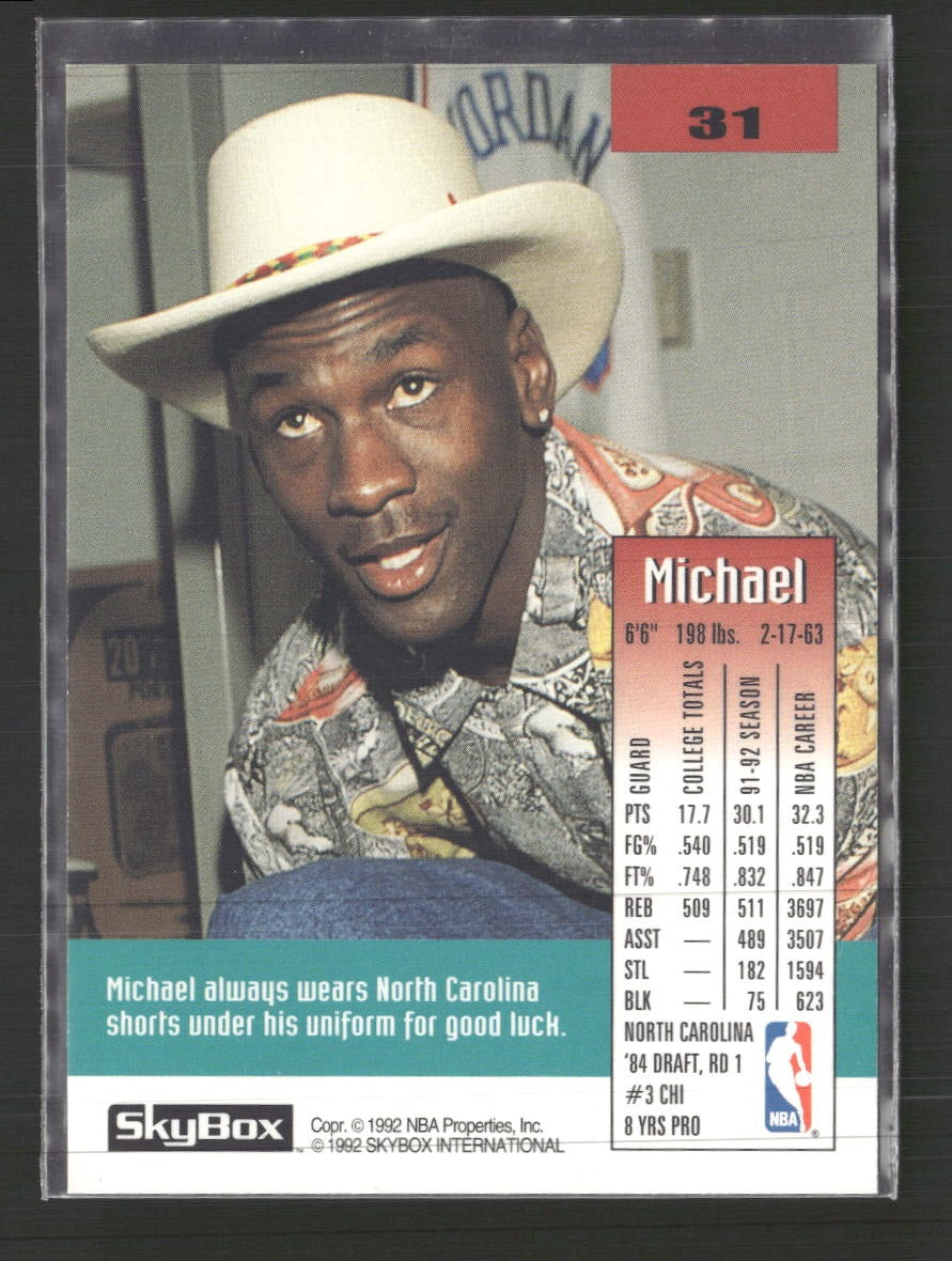 1992-93 SkyBox Michael Jordan #31
