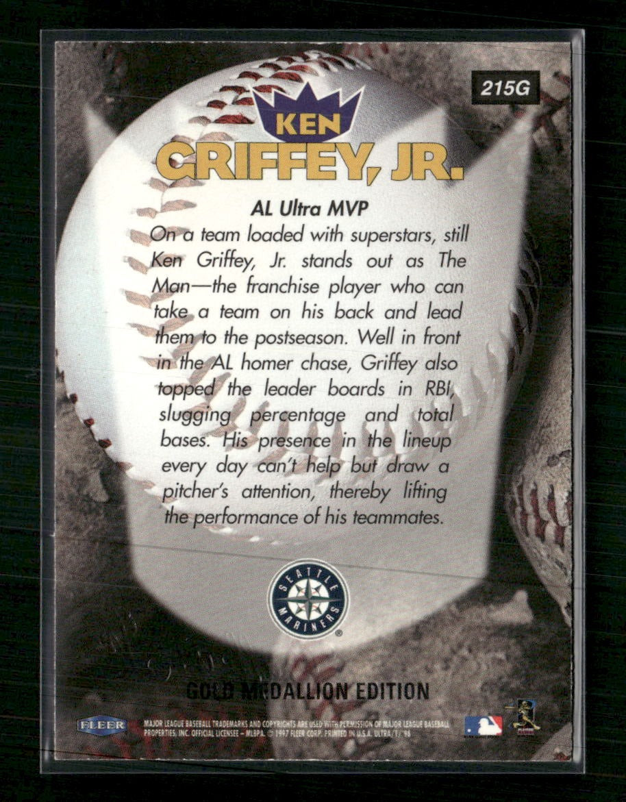 1998 Ultra Gold Medallion Ken Griffey, Jr. #215G