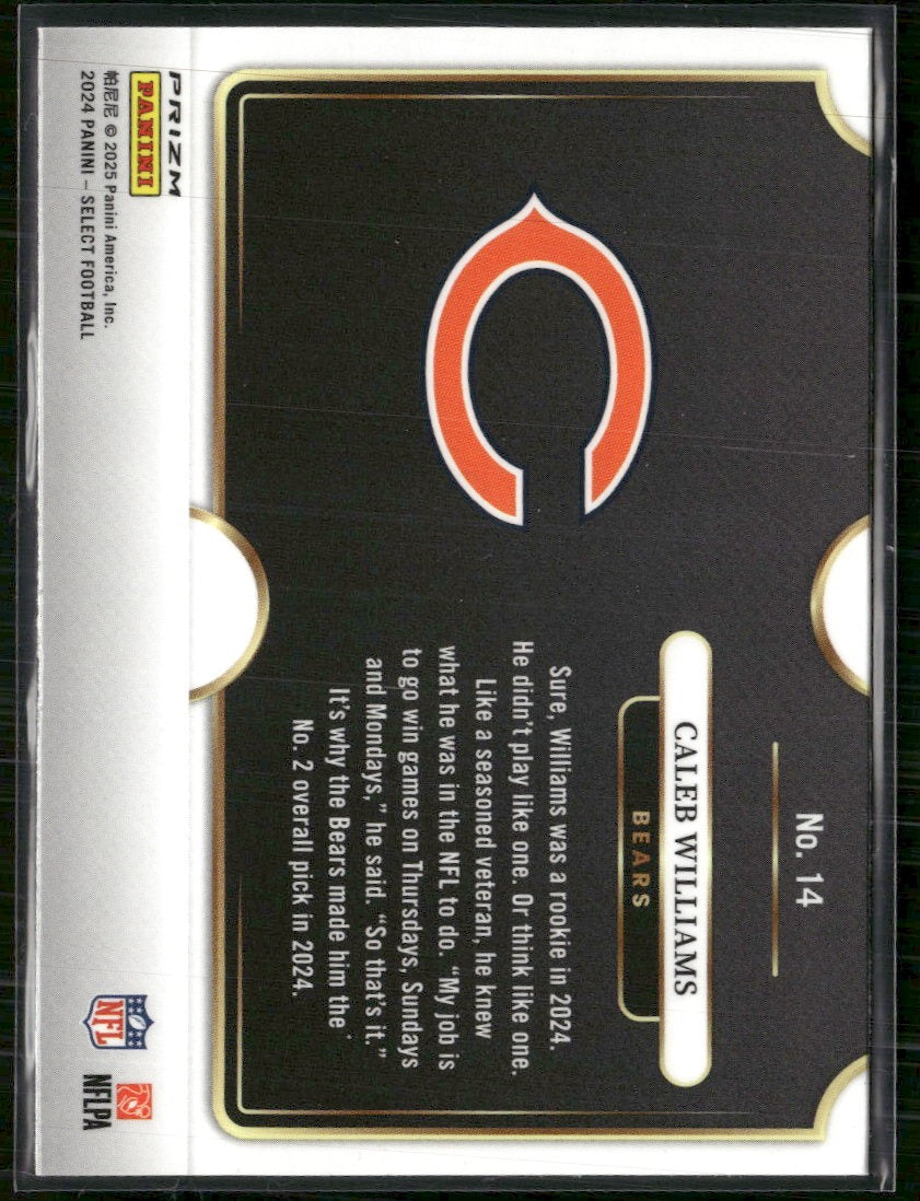 2024 Panini Select Snapshots Caleb Williams #14