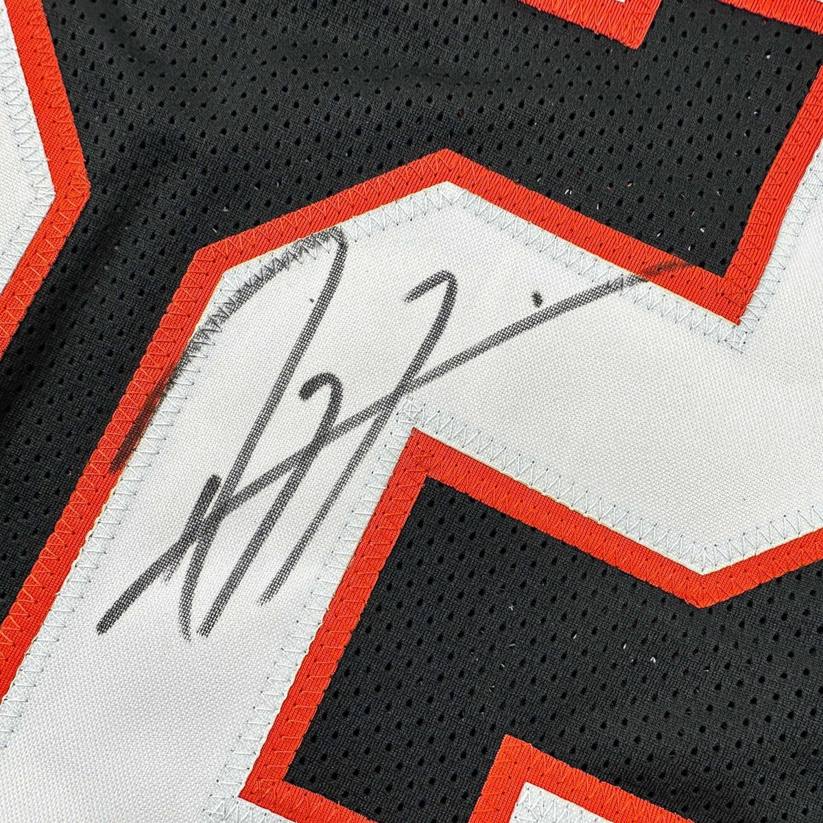Framed Autographed/Signed Ray Lewis 35x39 Miami Black College Football Jersey Beckett BAS COA