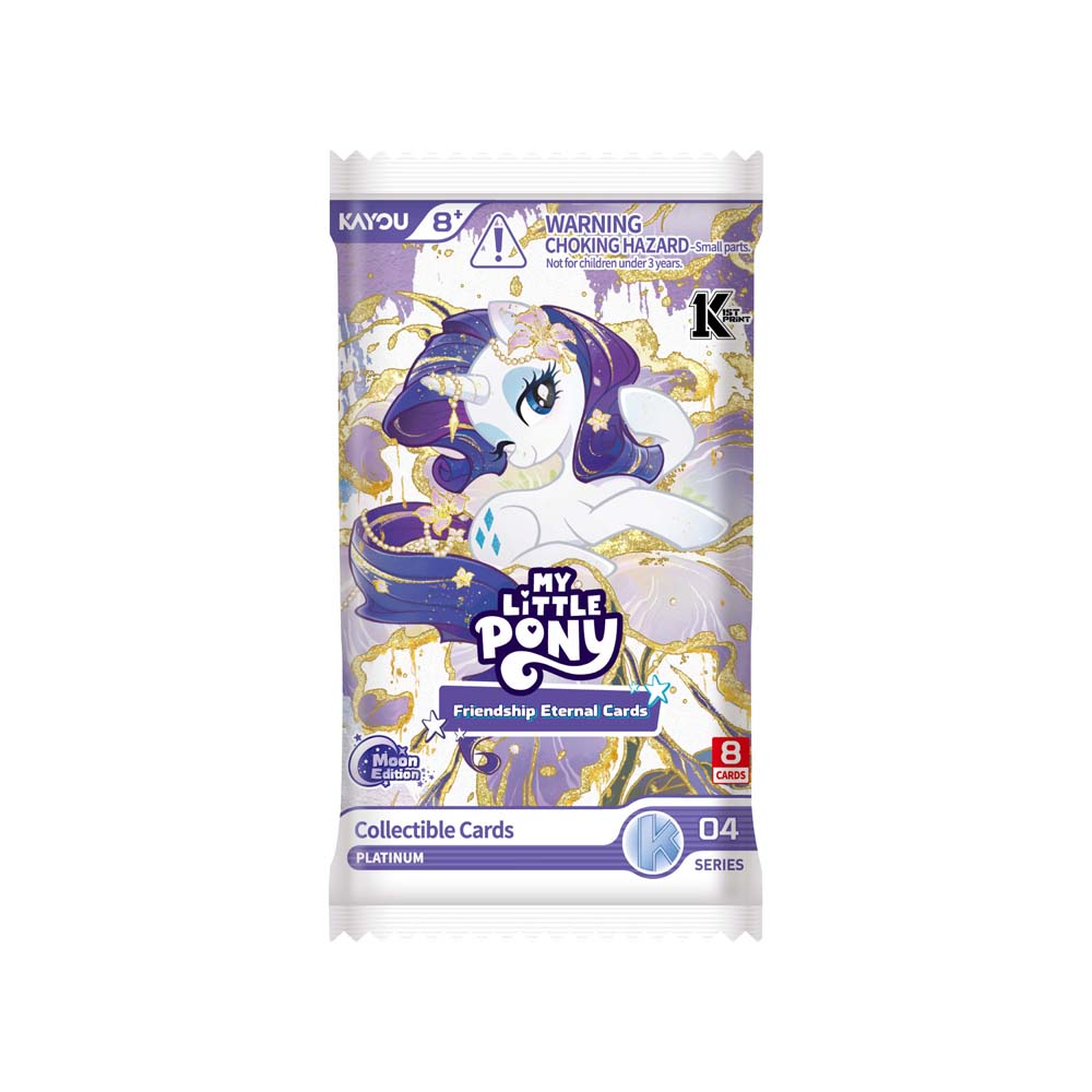 Kayou My Little Pony Friendship Eternal Moon Edition Series 04 Platinum single 8-card foil pack