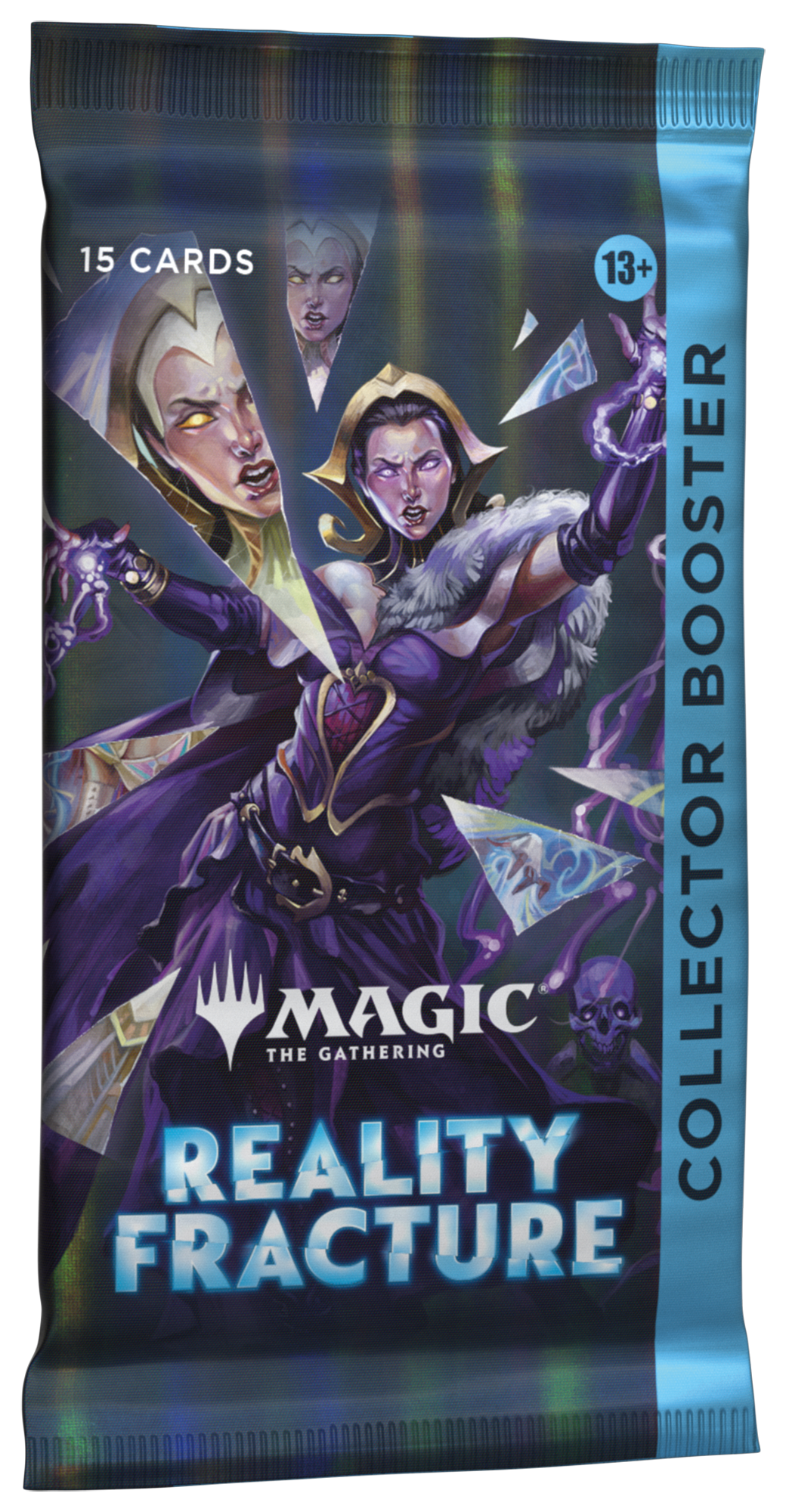 Official Magic: The Gathering Reality Fracture English Collector Booster single pack, 15 cards