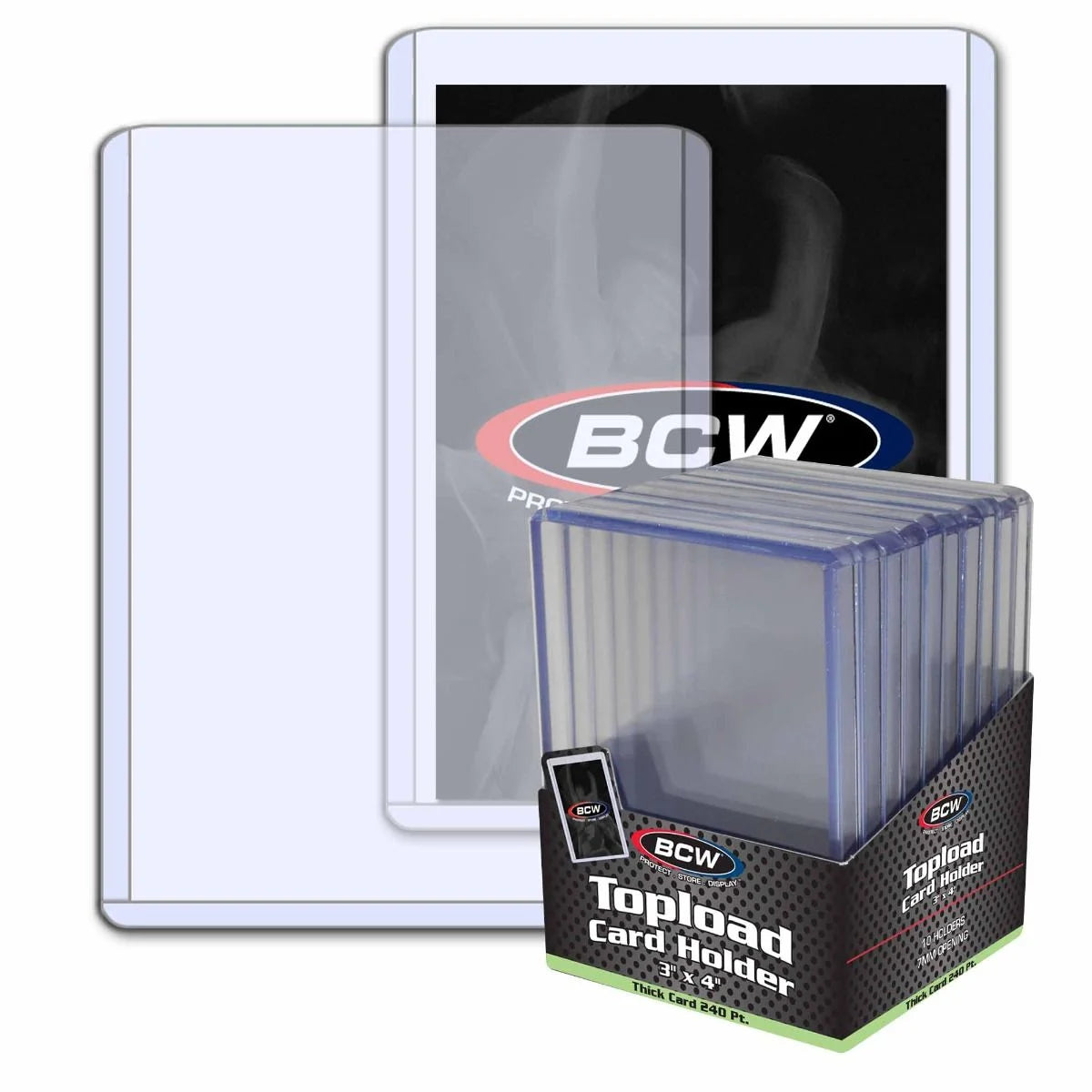 Portatarjetas de carga superior BCW Thick - 240 PT