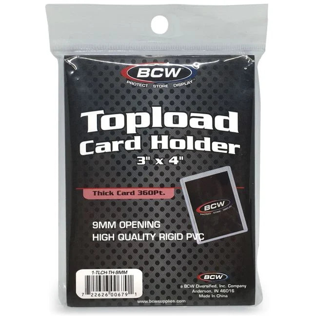 Portatarjetas grueso de carga superior BCW - 360 PT 