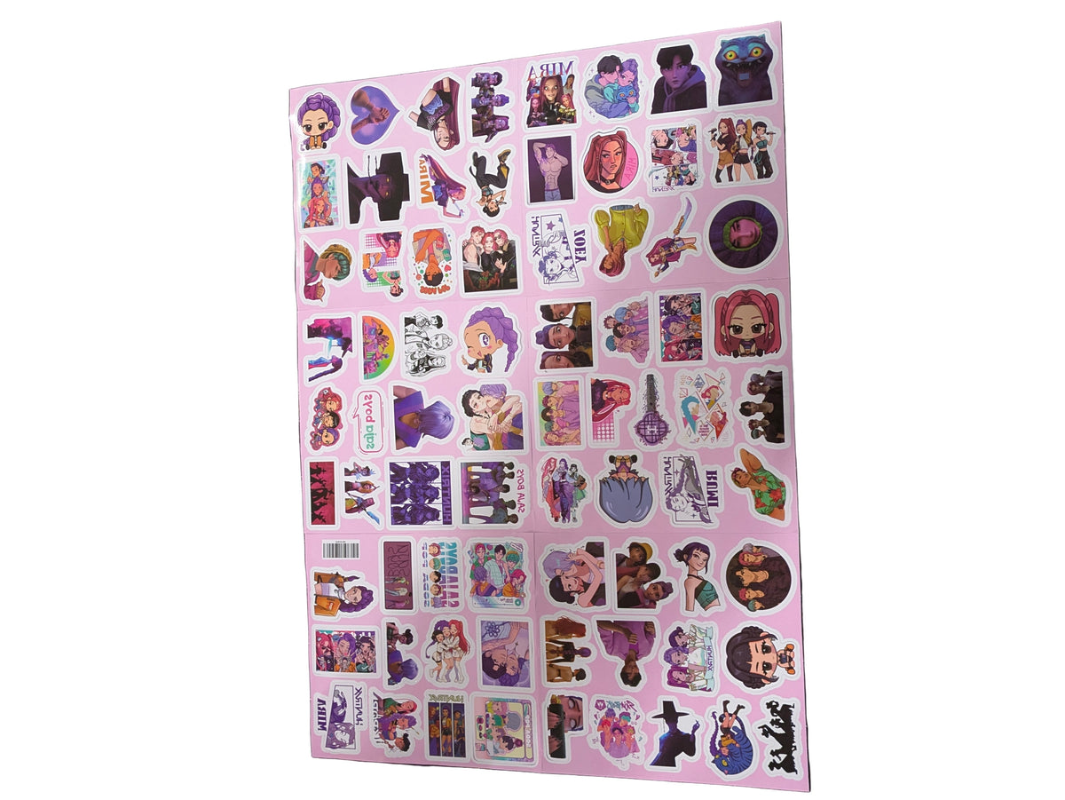 K-POP DEMON HUNTERS Sticker Pack – 75 Stickers (Mega Set)