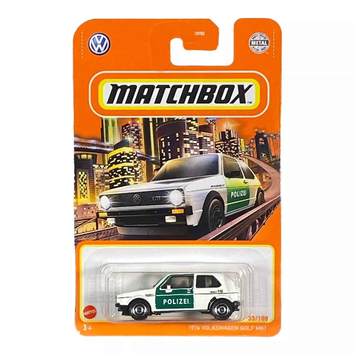 Matchbox 1976 Volkswagen Golf MK1 | Matchbox Series 33/100