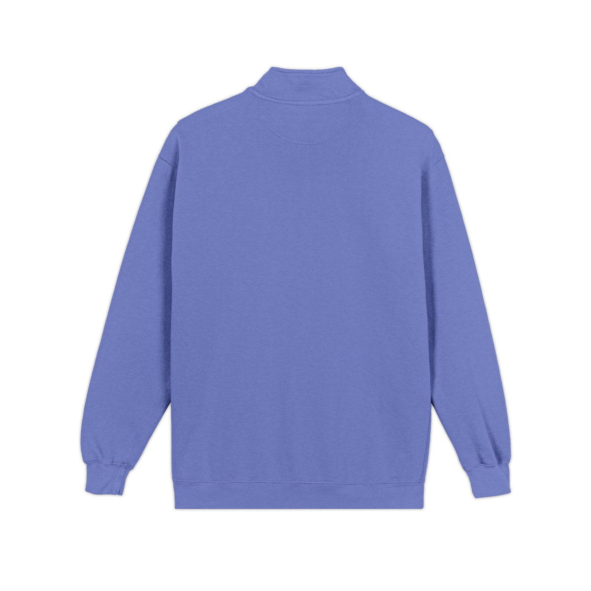 Quarter-Zip Sweatshirt — Retro 'OFB' Chest Logo, Casual Lightweight Pullover