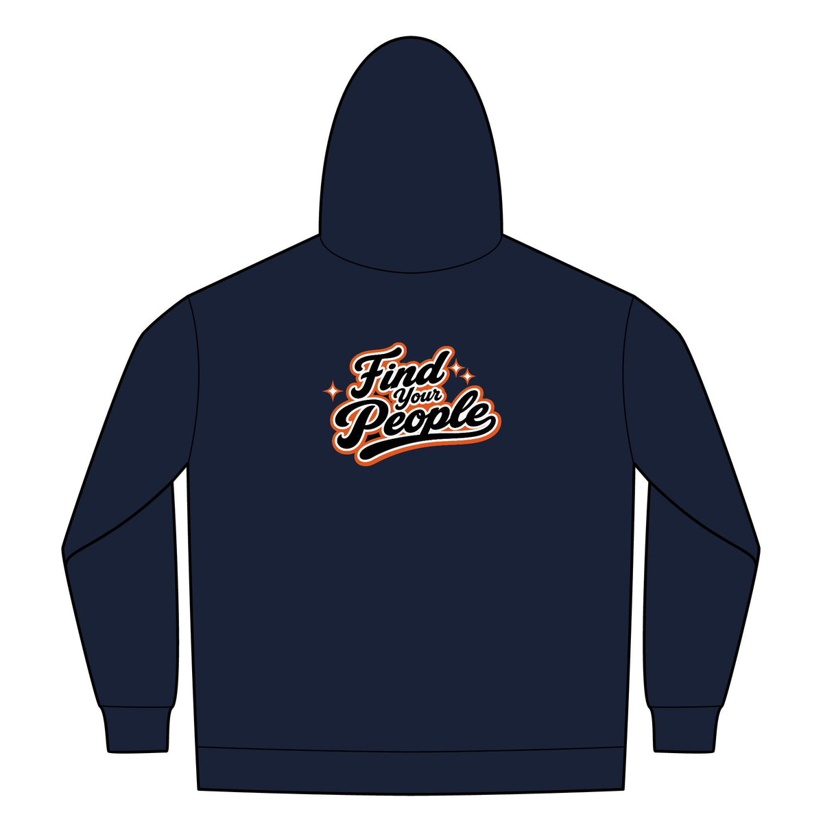ORB Find Your People Thermal Zip Hoodie (to 6XL)