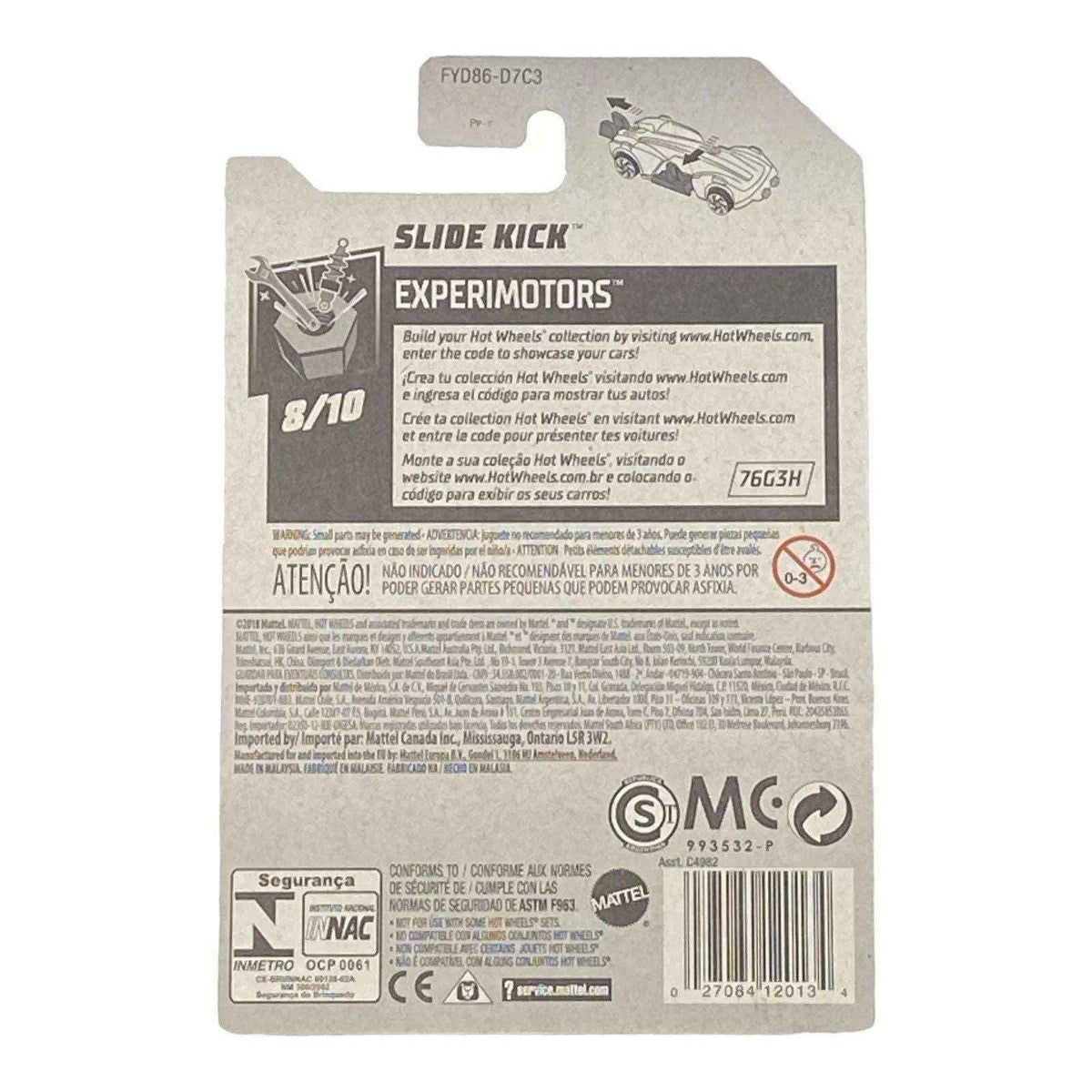 Hot Wheels Slide Kick - Experimotors Series 8/10