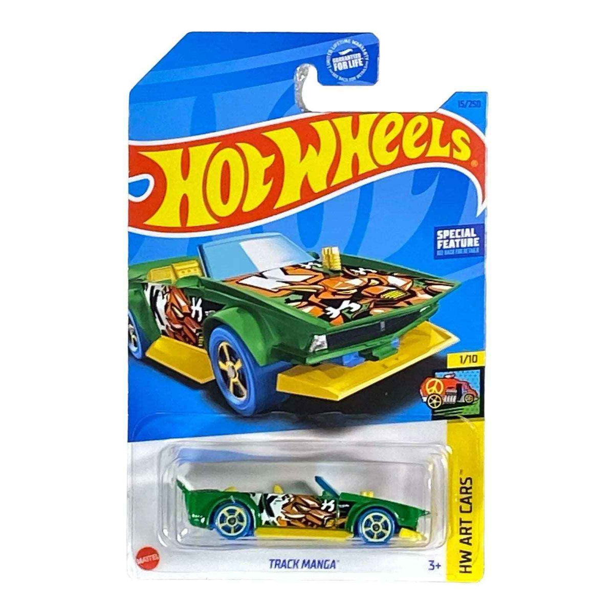 Hot Wheels Track Manga | Art Cars Series 1/10