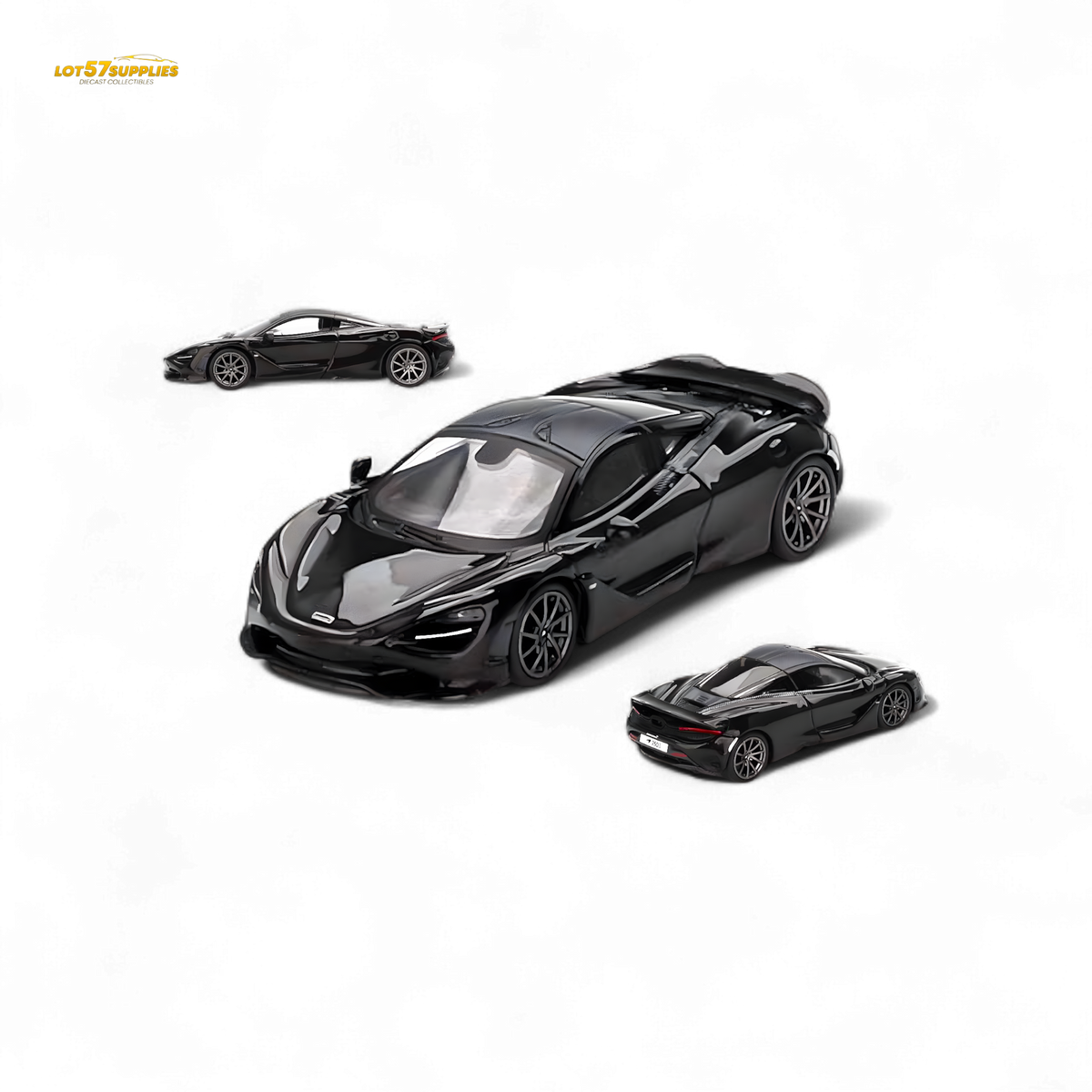 Mini-GT McLaren 750S Saros Grey 1:64