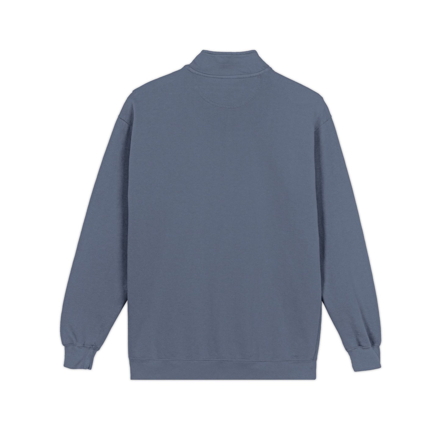 Quarter-Zip Sweatshirt — Retro 'OFB' Chest Logo, Casual Lightweight Pullover